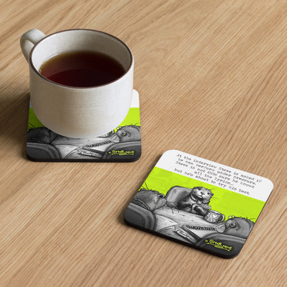 Under Pressure Steve otter coaster at home