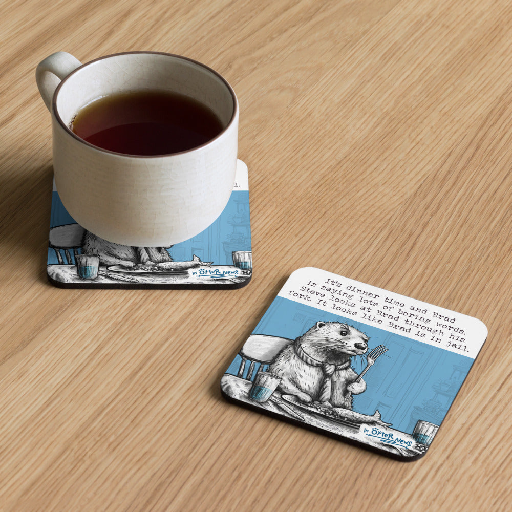 The Fork Steve otter coaster at home