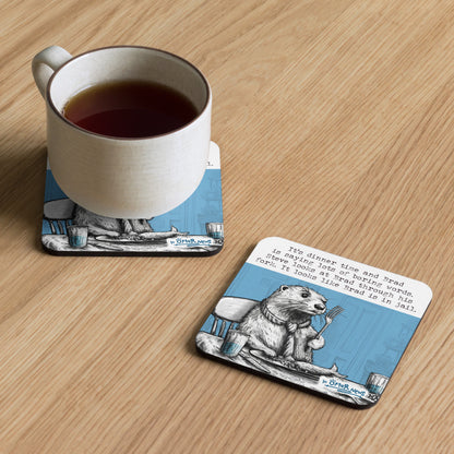 The Fork Steve otter coaster at home