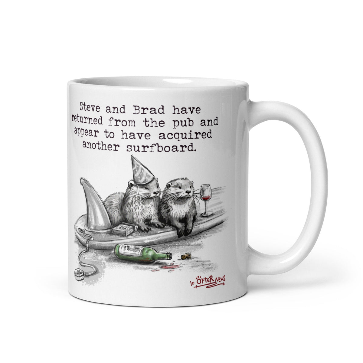 Return From The Pub mug from the side
