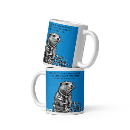 The Supermarket mug in both sizes, stacked