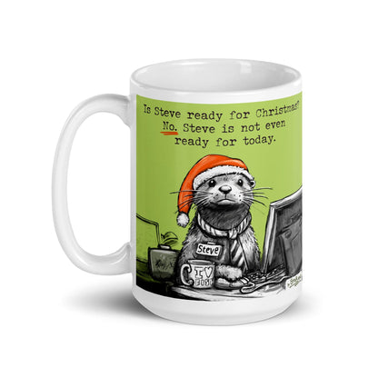Ready For Christmas mug on white