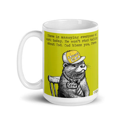 Finding Cod mug on white
