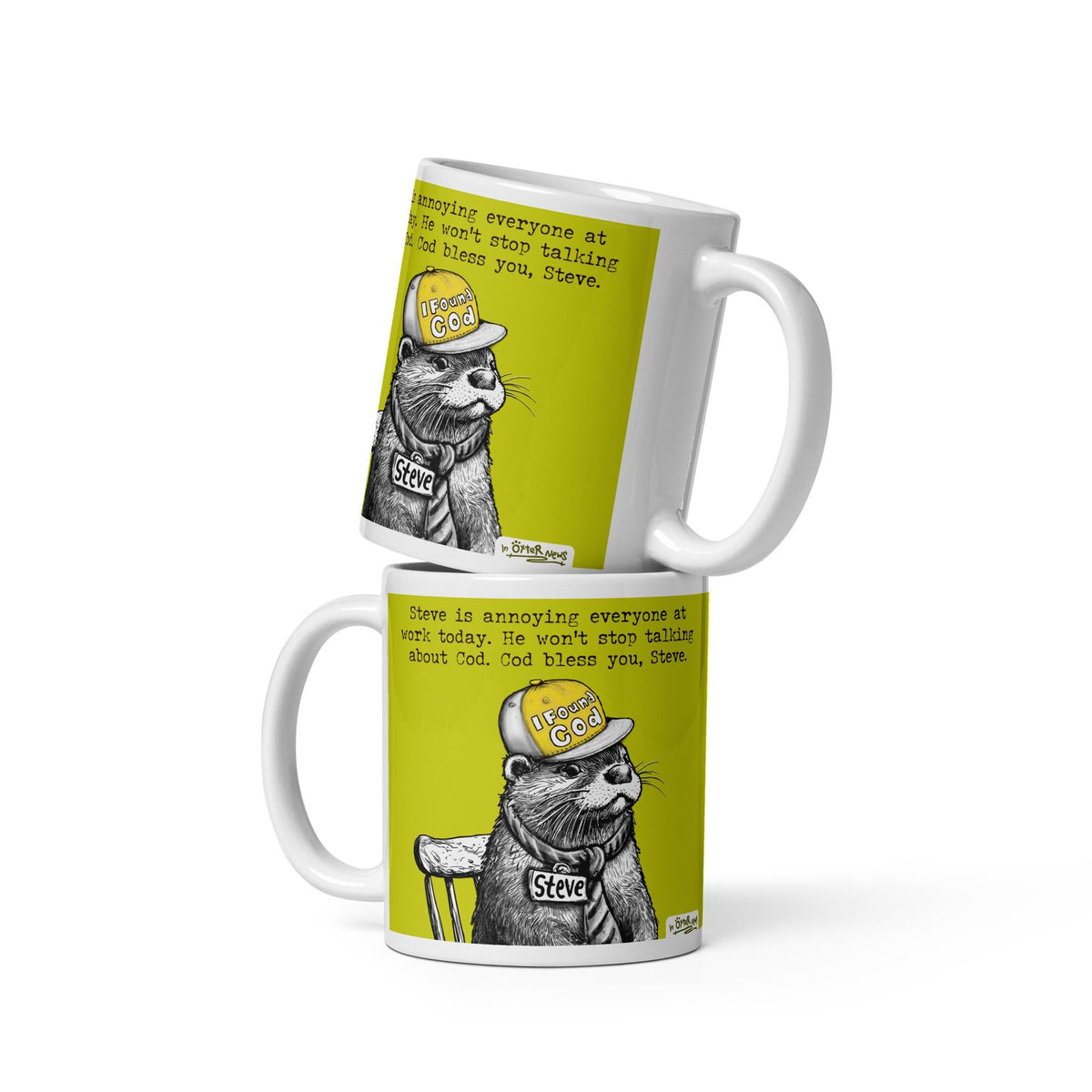 Finding Cod mug in both sizes, stacked