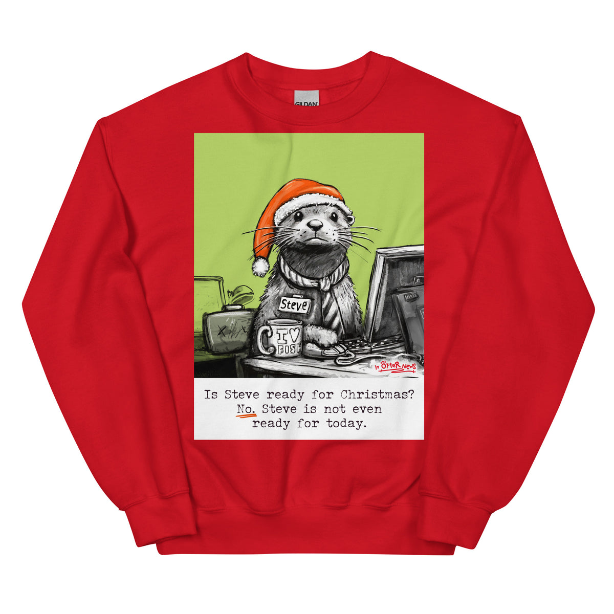 Ready For Christmas jumper in Red
