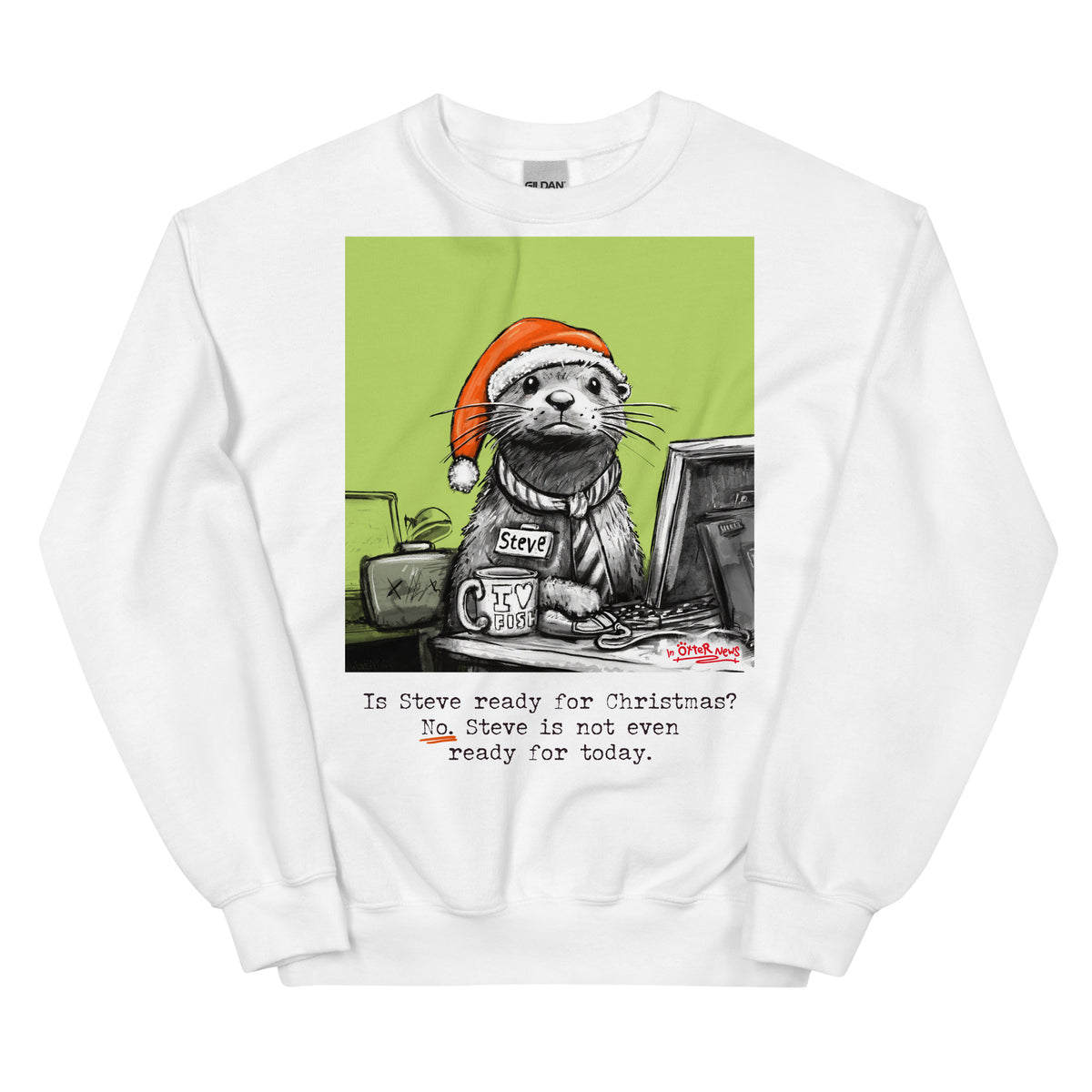 Ready For Christmas jumper in White