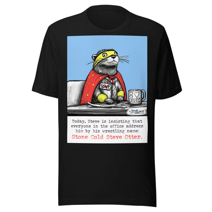 Stone Cold Steve Otter t-shirt in Black