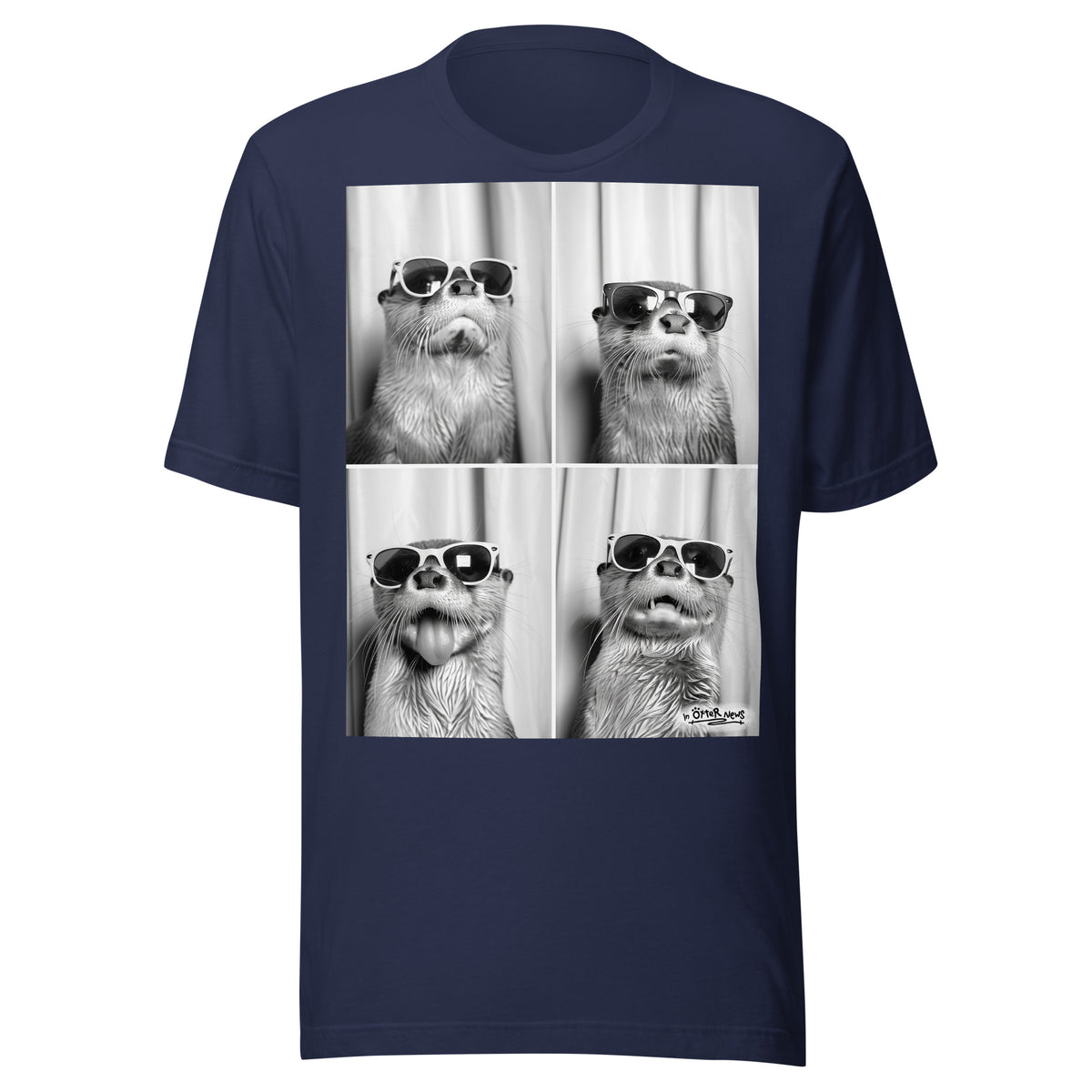 Steve & Brad Visit Brighton otter t-shirt in Navy